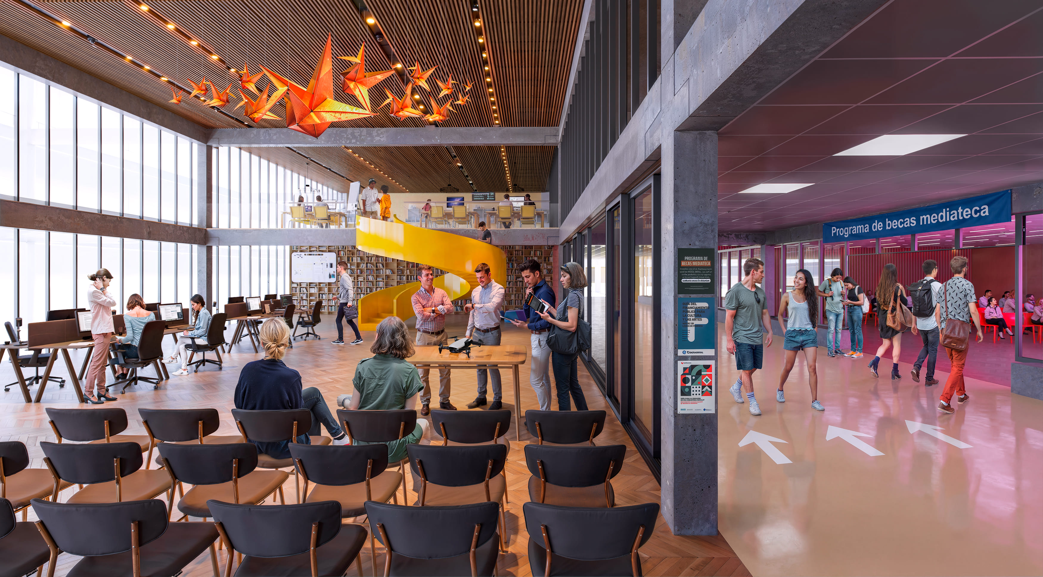 Mediateca — Interior